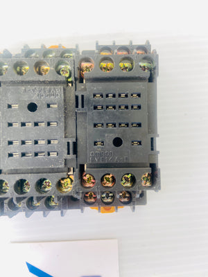 LOT OF 3 PYF14A-E - 5A 250V   -  OMRON PYF14AE RELAY SOCKET