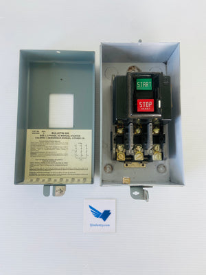 609BAW SER G - BULLETIN 609 - SIZE 1 - 3 PHASE - 200-575V  -  ALLEN BRADLEY 609BAW AC MANUAL STARTER