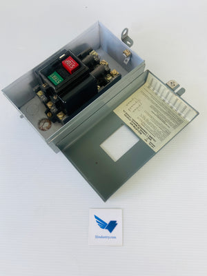 609BAW SER G - BULLETIN 609 - SIZE 1 - 3 PHASE - 200-575V  -  ALLEN BRADLEY 609BAW AC MANUAL STARTER