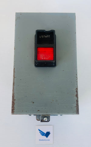 2510MCA3 - 600VAC - 3 POLE - 3PH - 10HP@380/575V TYPE 12  -  SQUARE D 2510MCA3 MANUAL STARTER