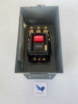 2510MCA3 - 600VAC - 3 POLE - 3PH - 10HP@380/575V TYPE 12  -  SQUARE D 2510MCA3 MANUAL STARTER