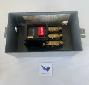 2510MCA3 - 600VAC - 3 POLE - 3PH - 10HP@380/575V TYPE 12  -  SQUARE D 2510MCA3 MANUAL STARTER