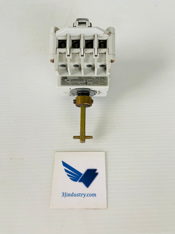 OETL-NF30-4 - 3 PH - 40A -600VAC - OXZS48/45  -  ABB OETLNF304 DISCONNECT SWITCH