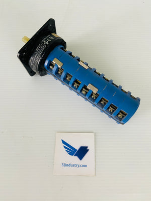 C18 - 20A - 600VAC - 10HP - 3 PH - CEE24 - VDE 0660  -  KRAUS & NAIMER C18 ROTARY CAM SWITCH