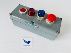 9001KY4 - 4 HOLES - 600V - WITH BUTTONS  -  SQUARE D 9001KY4 ENCLOSURE CONTROL STATION