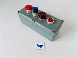9001KY4 - 4 HOLES - 600V - WITH BUTTONS  -  SQUARE D 9001KY4 ENCLOSURE CONTROL STATION