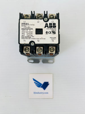 DP40C3P-2 - 600V - 40A - 208/240VAC - 50/60HZ  -  ABB DP40C3P2 CONTACTOR