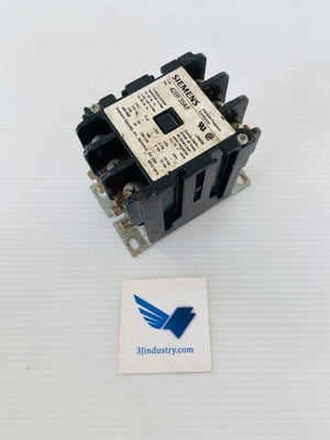 42BF35AF - 3 POLE- 110/120V - 50/60HZ - 30A  -  SIEMENS 42BF35AF CONTACTOR