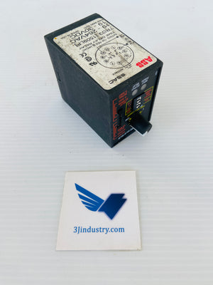 TRU3 1509LF - 19-264VAC - 19-30VDC - 10A@240VAC - 11 PIN  -  ABB TRU3 TIME DELAY RELAY