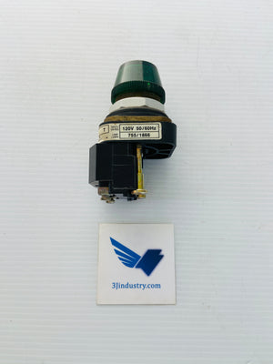 800T-P16G - 120V - 50/60HZ - GREEN  -  ALLEN-BRADLEY 800TP16G PILOT LIGHT