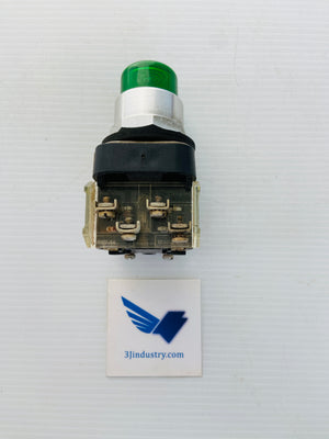 800T-PB16G - 120V - 50/60HZ - GREEN  -  ALLEN-BRADLEY 800TPB16G PUSH BUTTON