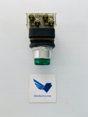 800T-PB26G - 240V - 50/60HZ - 755/1866 LAMP - GREEN  -  ALLEN-BRADLEY 800TPB26G PUSH BUTTON