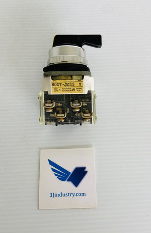 800T-JG15 - 800T-XA - 1 SIDE - ACTUATOR W - 3 POSITIONS  -  ALLEN-BRADLEY 800TJG15 SELECTOR SWITCH