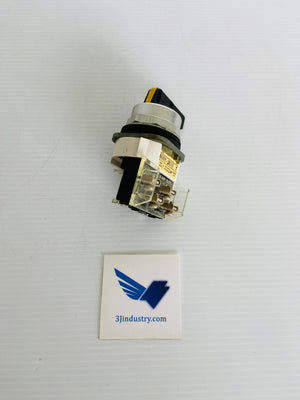800T-JG15 - 800T-XA - 1 SIDE - ACTUATOR W - 3 POSITIONS  -  ALLEN-BRADLEY 800TJG15 SELECTOR SWITCH