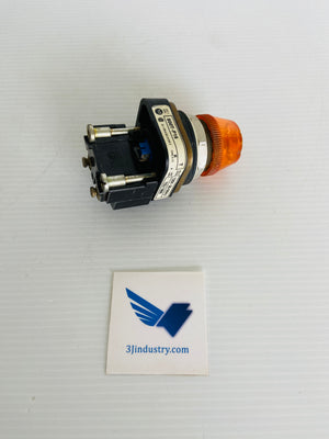 800T-P16O AMBER ORANGE - 120V - 50/60HZ LAMP 755/1866  -  ALLEN-BRADLEY 800TP16 PILOT LIGHT