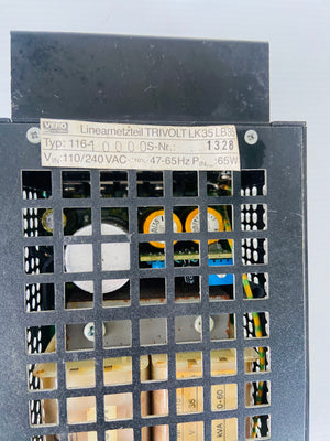 116-10000 - 110/240VAC - 47-65HZ - 65W - LK35  -  VERO 1161000 POWER SUPPLY
