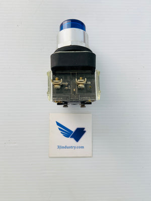800T-FXP16XD4 - BLUE - 120VAC - 50/60HZ - LAMP 755/1866  -  ALLEN-BRADLEY 800TFXP16XD4 PUSHBUTTON