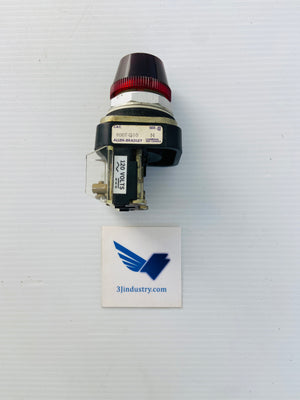 800T-Q10R - RED - 120VAC  -  ALLEN-BRADLEY 800TQ10R PILOT LIGHT