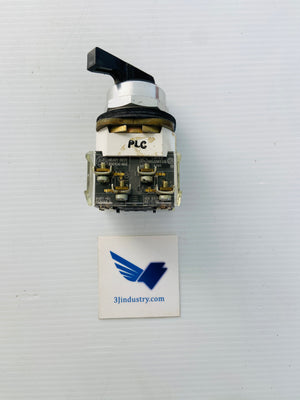 800T-J2KE7 - 800T-XA - 600VAC - 3 POSITION  -  ALLEN-BRADLEY 800TJ2KE7 SELECTOR SWITCH