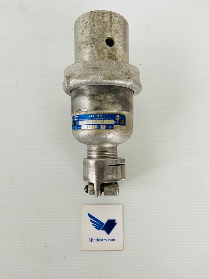 APJ 6483 - 60A 3W 4P 250VDC 600VAC  -  CROUSE HINDS ARTITE APJ6483 PLUG