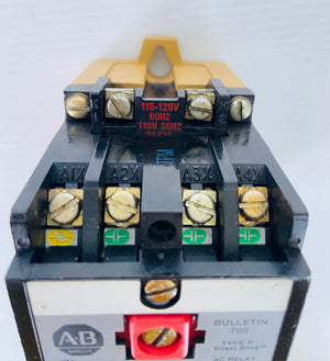 700-P400A1 - 10A - 600VAC - COIL 110-120V - 50/60HZ   -  ALLEN-BRADLEY AB 700P400A1 RELAY