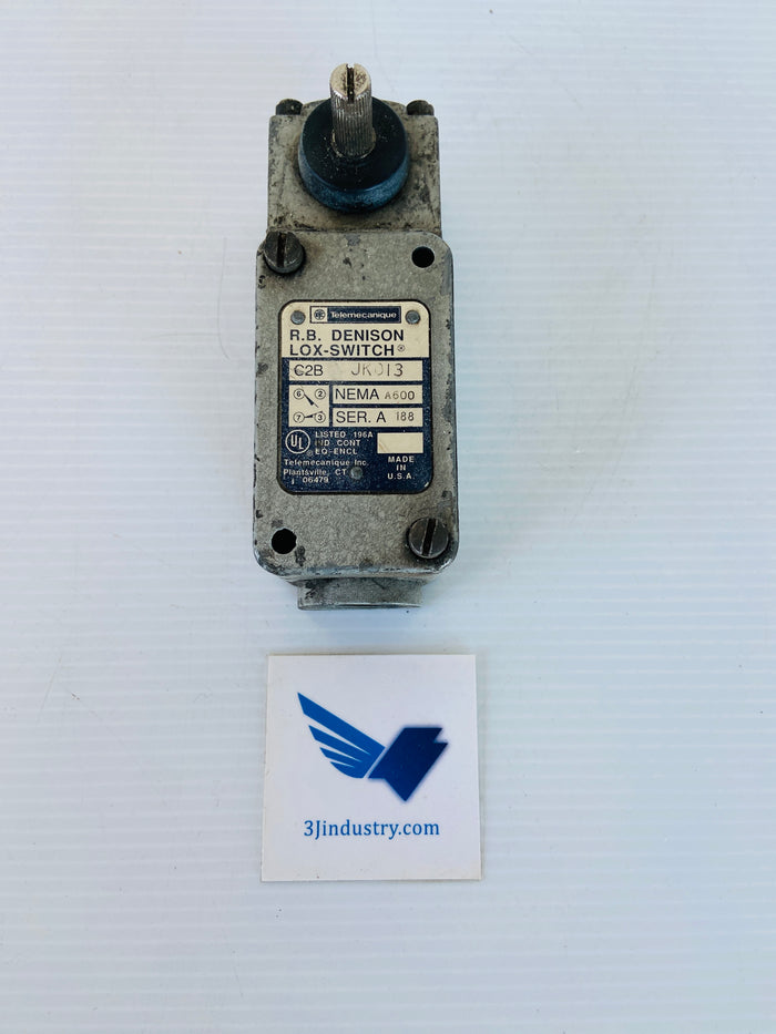 "C2B-JK013 - 1.2A@600VAC - 0.1A @600VDC  -  TELEMECANIQUE C2BJK013  LIMIT SWITCH