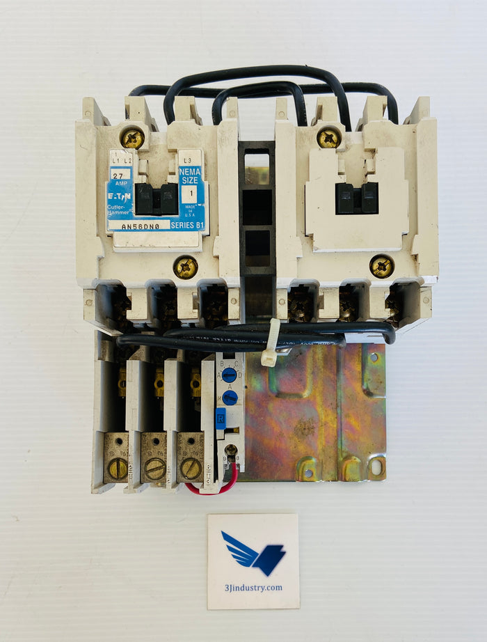 AN56DN0AB - 27A - 600V - 3 POLE - SIZE 1   -  EATON CUTLER-HAMMER AN56DN0AB MOTOR STARTER