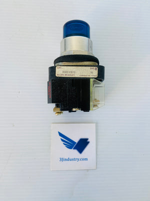 800T-PB16B - 120V - 50/60HZ - BLUE  -  ALLEN-BRADLEY 800TPB16B PUSH BUTTON
