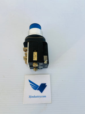 800T-PB16B - 120V - 50/60HZ - BLUE  -  ALLEN-BRADLEY 800TPB16B PUSH BUTTON