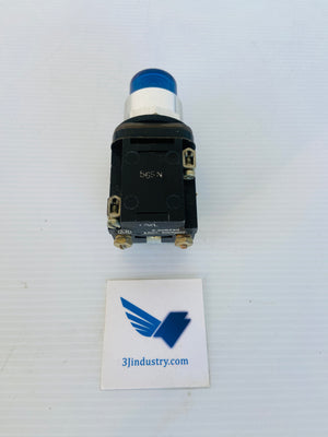 800T-PB16B - 120V - 50/60HZ - BLUE  -  ALLEN-BRADLEY 800TPB16B PUSH BUTTON
