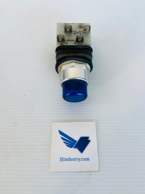 800T-PB16B - 120V - 50/60HZ - BLUE  -  ALLEN-BRADLEY 800TPB16B PUSH BUTTON