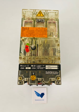NZMH-6-63/ZM6-63-CNA - 600VAC - 60HP - 3 PH - 63A   -  KLOCKNER MOELLER NZMH663ZM663CNA CIRCUIT BREAKER