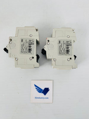 LOT OF 2 - S202U-C15 - 2 POLE - 15A - 240VAC - 50/60HZ  -  ABB S202UC15 CIRCUIT BREAKER