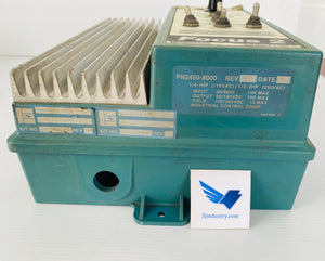PN2450-8000 - 1/4 - 1HP (115VAC) - 1/2-2HP (230VAC) - 50/60HZ 14A INPUT  -   BROKEN LATCH  - EMERSON FOCUS 2 DRIVE
