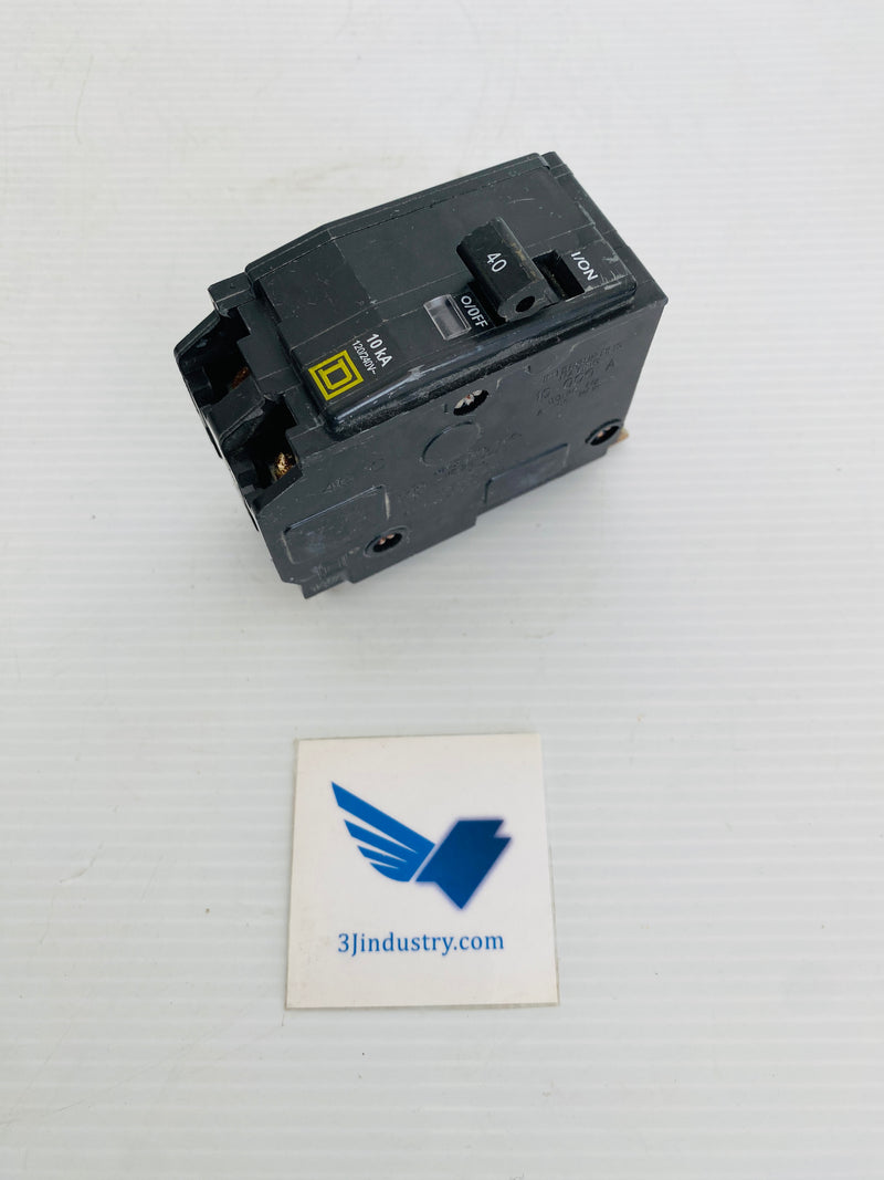 QO240 - DP-4075 - 40A - 2 POLE - 120/240VAC - SQUARE D Q0240 CIRCUIT B ...
