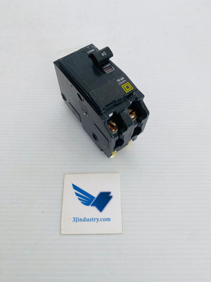QO240 - DP-4075 - 40A - 2 POLE - 120/240VAC  -  SQUARE D Q0240 CIRCUIT BREAKER