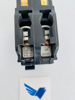 QO240 - DP-4075 - 40A - 2 POLE - 120/240VAC  -  SQUARE D Q0240 CIRCUIT BREAKER