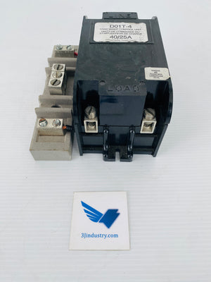 D01T-4 - 40/25A - TORQUE 45 POUND INCH - CU-AL   -  FEDERAL PIONEER FPE D01T4 LOAD MISER CONTROL UNIT