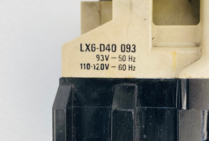 LC2-D403H7 - LR1-D40 355 - LX6-D40 093 - 93/110/120V - 3PH - 600V - 80A  -  TELEMECANIQUE LC2 REVERSING CONTACTOR