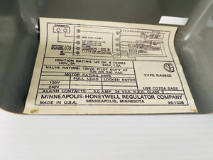RA890E10095 - 120V - 50/60CYC  -  HONEYWELL RA890E-1009 PROTECTOR RELAY