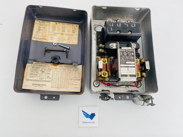 8536-CG24 - 550V COIL - 60CY - 110V - 3HP  -  SQUARE D  8536CG24 STARTER