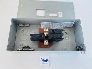 QL4125 - 4 SPACES - 8 CIRCUITS - 125A - 120/240VAC WITH 3 15A BREAKERS  -  COMMANDER QL4125 SUBPANEL