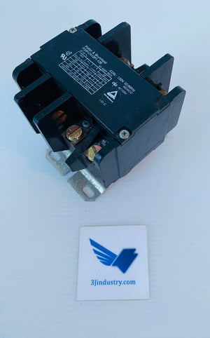P30P47A12P1-120 - PHASE BARRIER BROKEN - 120VAC - 30A  -  POTTER & BRUMFIELD P30 CONTACTOR