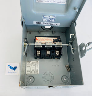 NFR352 - 60A - 600VAC -3PH -50HP - 3 POLE  -  SIEMENS ITE NFR SAFETY SWITCH