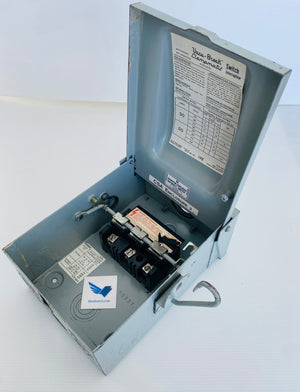 NFR352 - 60A - 600VAC -3PH -50HP - 3 POLE  -  SIEMENS ITE NFR SAFETY SWITCH