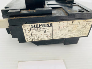 3UA4-300-8AN - 40-63A - 600VAC - 3 POLE  -  SIEMENS 3UA43008AN  OVERLOAD RELAY