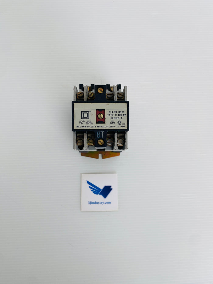 8501-X020-110/120V-50/60HZ FORM BT SERIE A  -  SQUARE D  8501 CONTROL RELAY