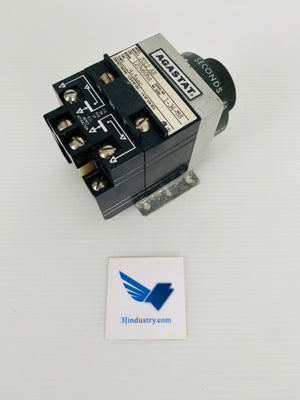 7012AB - 120V - 60HZ - 0,5-5 SEC - 1/4HP   -  AGASTAT  7012AB TIME DELAY RELAY
