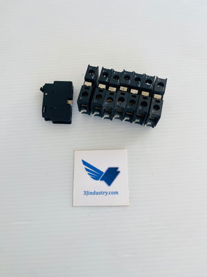 LOT OF 8 - CA7 - 10A - 600V  -  ABB CA7-10-01 CONTACT BLOCK AUXILIARY