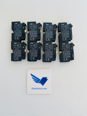 LOT OF 8 - CA7 - 10A - 600V  -  ABB CA7-10-01 CONTACT BLOCK AUXILIARY